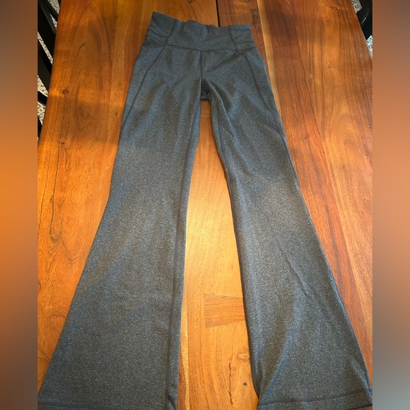 lululemon athletica Charcoal Flare Pants - Picture 1 of 6
